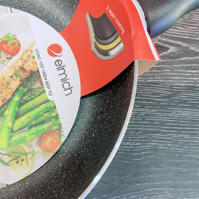 Elmich Chảo nhôm chống dính đáy từ EL 2028MN size 28cm