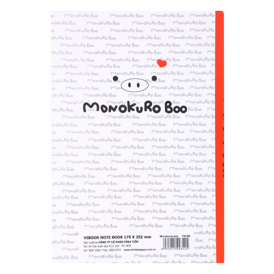 Lốc 5 Quyển Tập Vibook Sinh Viên "Monokuroboo" (200 Trang) - Mẫu Ngẫu Nhiên
