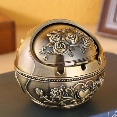 Gạt tàn tinh cầu hợp kim có nắp 