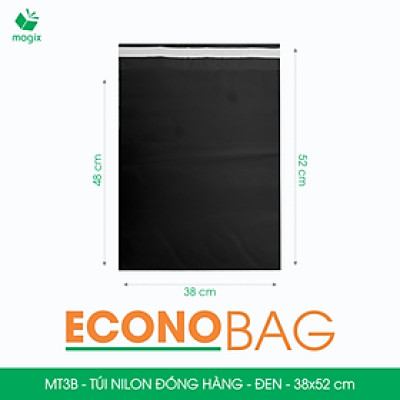 MT3 - 38x52 cm - Túi nilon TIẾT KIỆM gói hàng - 500 túi niêm phong đóng hàng