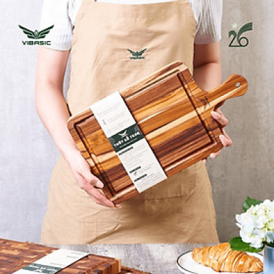 Tạp Dề Nấu Ăn Nhà Bếp Màu Trơn Đơn Giản