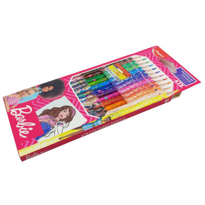 Hộp 12 Bút Chì Màu Barbie - Maped 862207