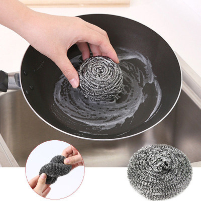 Combo 01 búi thép cọ xoong, nồi, chảo không rỉ 60g + 01 set 06 miếng mút rửa chén bát Kokubo - Nội địa Nhật Bản