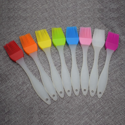 Cây Cọ Silicon Cán Trong Quét Dầu, Bơ, Kem Trang Trí Bánh - Chính Hãng (Giao màu ngẫu nhiên)