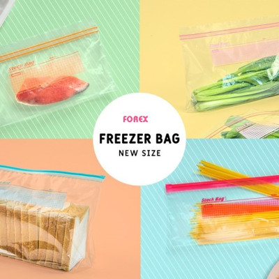 Set túi Zip đựng thực phẩm có khóa zip cao cấp tiện dụng ( có 3 SIZE ) - Hàng nội địa Nhật Bản.