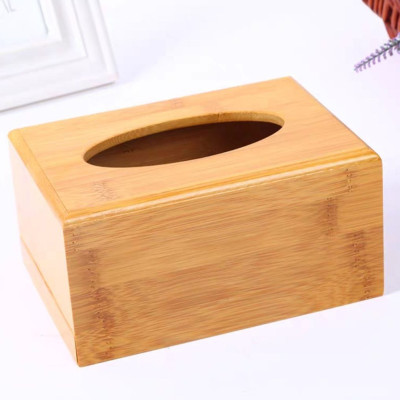 Hộp đựng giấy ăn bằng gỗ tre trúc tự nhiên cao cấp