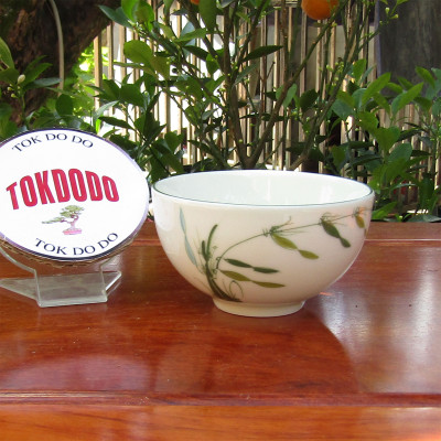 Bộ Chén Cơm Vẽ Tay Trúc Chuồn Gốm Sứ Bát Tràng Thương Hiệu TOKDODO