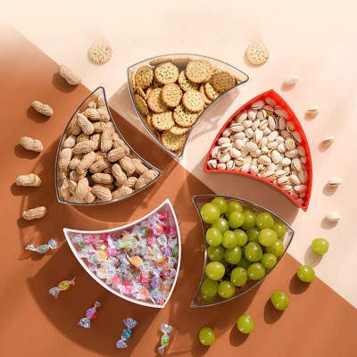 Khay mứt TẾT đựng bánh kẹo Khay gồm 5 hũ ngũ lộc lớn xinh xắn hình kim kim cương biểu hiện sang trọng trong ngày tết