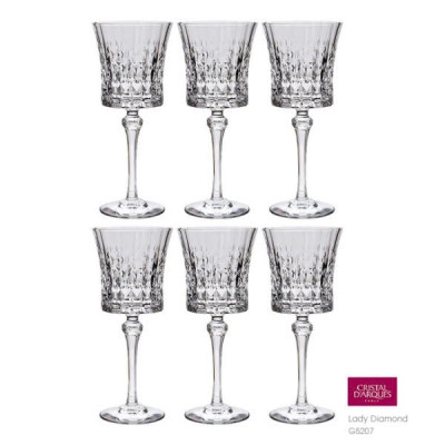 BỘ 6 LY VANG PHA LÊ PHÁP CRISTAL D
