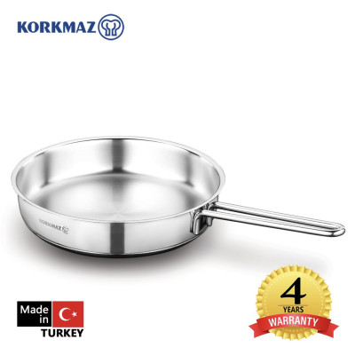 Chảo inox cao cấp Korkmaz Perla 24cm- A1659 - Hàng Chính Hãng