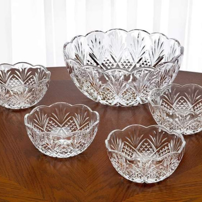 Sét 5 bát salad Godinger Dublin hàng chính hãng