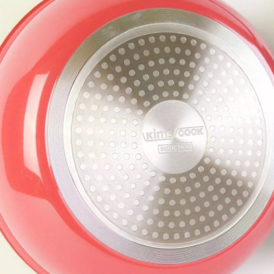 Chảo Easy Kimscook 24 cm đáy từ chống dính vân đá cao cấp Hàn Quốc, dùng được tất cả các loại bếp / Induction