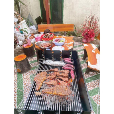 Bếp nướng than hoa ngoài trời cao cấp 