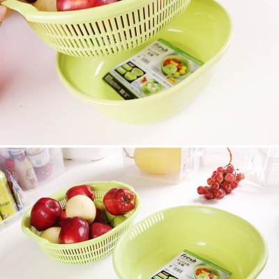 Rổ nhựa lót Oval Sanada Seiko 5.3L - Hàng nội địa Nhật Bản