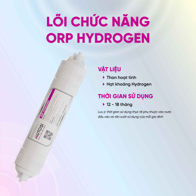Lõi lọc nước - Hàng chính hãng Mutosi số 8/9 - Lõi Chức Năng - Lõi Đúc ORP HYDROGEN
