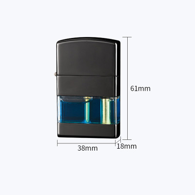 Vỏ Hột Quẹt Bật Lửa Xăng Đá Y168 Thiết Kế Lộ Thiên Nhìn Rõ Lượng Nhiên Liệu Bên Trong - Nhiều Màu