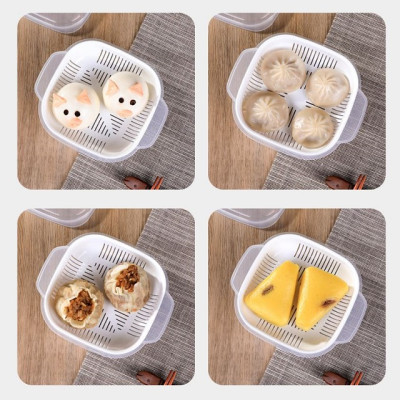 Hộp cơm dùng trong lò vi sóng Nakaya Plump Pack A 340ml - Hàng nội địa Nhật Bản |#Made in Japan|