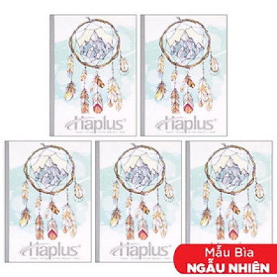 Combo 5 Tập Souvenir Kẻ Ngang 120 Trang ĐL 58-60g/m2 - Haplus 5754 (Mẫu Màu Giao Ngẫu Nhiên)