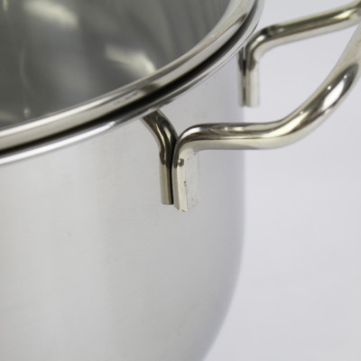 Bộ Nồi Chảo 3 Đáy Từ Inox 430 cao cấp Fivestar Standard 5 món (1 Quánh 18cm, 2 Nồi 20cm-24cm, 1 Chảo 24cm và 1 Xửng 24cm) , tặng 5 muỗng