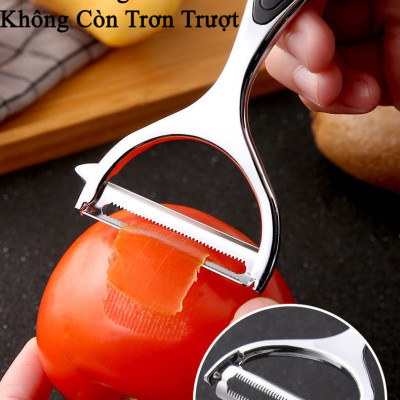 Dụng Cụ Nạo Gọt Củ Quả Đa Năng KUNBE Inox 304 Bền Đẹp