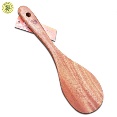 Vá Xới Cơm Gỗ Xà Cừ Cỡ Nhỏ - Vá Gỗ S1 - Đồ Gỗ Nhà Bếp Thương Hiệu Trường Sơn