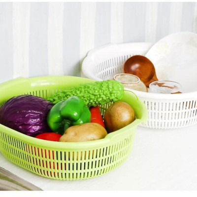 Rổ nhựa Oval Sanada Seiko 5.3L cao cấp tiện dụng - Hàng nội địa Nhật Bản.