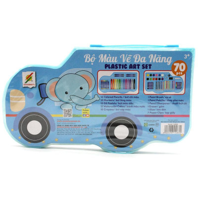 Hộp Màu Vẽ Đa Năng - Colormate CM-70PLS (70 Chi Tiết)