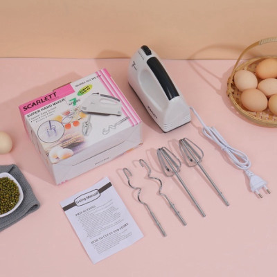 Máy đánh trứng cầm tay 7 cấp độ, máy đánh kem trộn, máy trộn bột đa năng