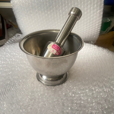 Bộ Cối Chày Inox Cao Cấp Sáng Bóng Bền Đẹp Đủ Kích Cỡ