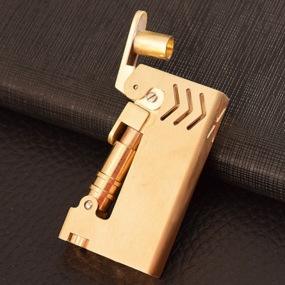 Vỏ Hột Quẹt Bật Lửa Xăng Bấc Đá ShuFang SF01 Hàng Thủ Công Độc Lạ Tiện Dụng - Dùng xăng bấc đá cao cấp