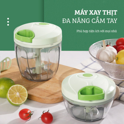 Dụng Cụ Xay Thịt , Nghiền Tỏi Ớt Cầm Tay Damas A363 - Thao Tác 1 Chạm Dễ Dàng Tiện Lợi - Bảo Hành Chính Hãng - Hàng Nhập Khẩu