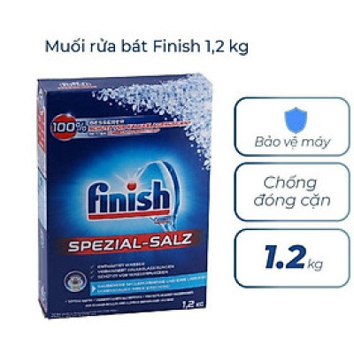 Muối rửa bát 1.2kg - Muối rửa bát Finish Khập Khẩu