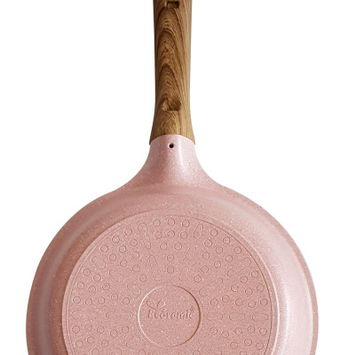 Chảo Chống Dính Ecoramic Platinum Vân Đá Cao Cấp Đáy Từ Chính Hãng, Siêu Bền, Dùng cho mọi loại bếp, Bảo hành 2 tháng