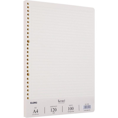 Ruột sổ còng kẻ ngang A4 - 100 tờ; MS: 558