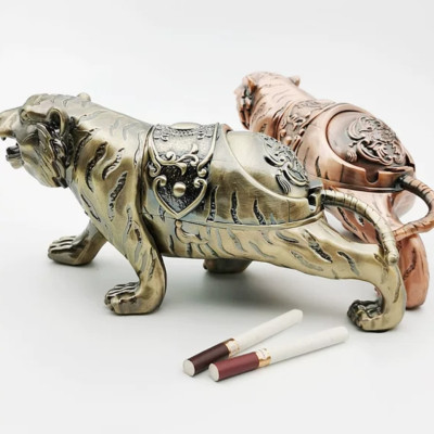 gạt tàn hổ hợp kim đồng 3 màu 2025 (tặng bộ 4 cọ vệ sinh vòi ấm nội địa nhật bản)