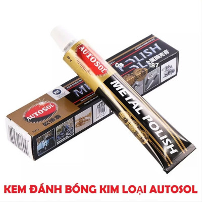 Tuýp Kem Đánh Bóng Inox, Kim Loại Autosol – Làm Sạch, Làm Mới XeMáÔTô Hiệu Quả