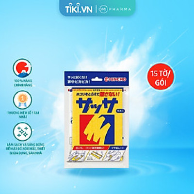 TẤM LAU ĐA NĂNG KINCHO SASSA (15 TỜ/GÓI)