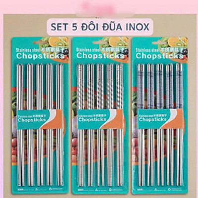 Combo 2 vĩ  đũa Inox 304 Xoắn Chống Trượt – Bền Đẹp, An Toàn, Dễ Vệ Sinh