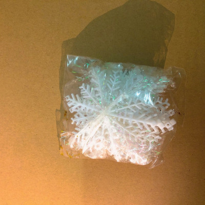 Bông tuyết treo cây thông trang trí nole - Bông tuyết đẹp nhiều size lựa chọn