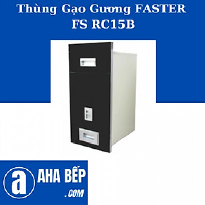 Thùng Gạo Faster RC 15B màu đen. Hàng Chính Hãng