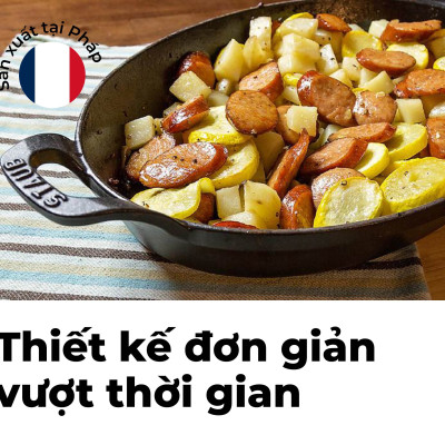 Staub - Khay oval màu đen - 37cm (B)