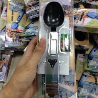 Cân tiểu ly điện tử thìa (muỗng) 500g/0.01g (Tặng kèm miếng thép đa năng 11in1)