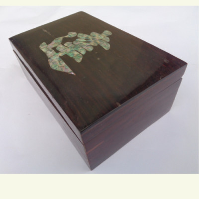Hộp đựng dấu gô hương -khảm trai Giao hộp ngẫu nhiên