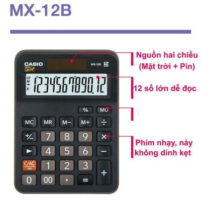 Máy Tính Để Bàn Casio MX-12B