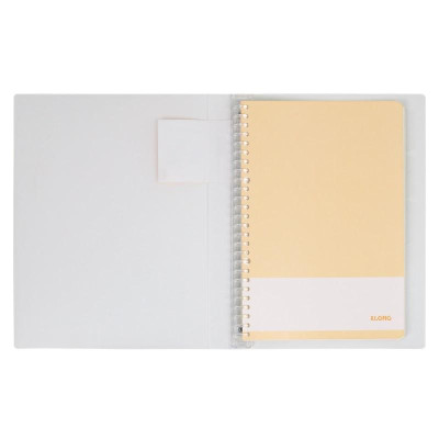 Sổ còng nhựa 26 chấu kẻ ngang nét đứt KLONG B5 50 tờ 100/76; MS: 529