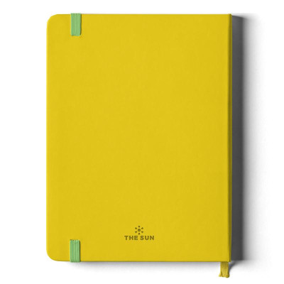 Sổ Bìa Da A5 - Kẻ Ngang 200 Trang 80gsm - 4 Seasons - The Sun 02 - Màu Vàng Chanh