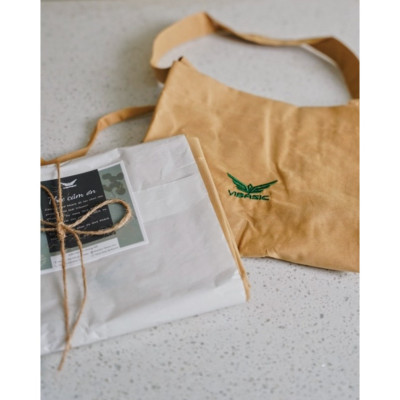 Tạp Dề Nấu Ăn Nhà Bếp Màu Trơn Đơn Giản