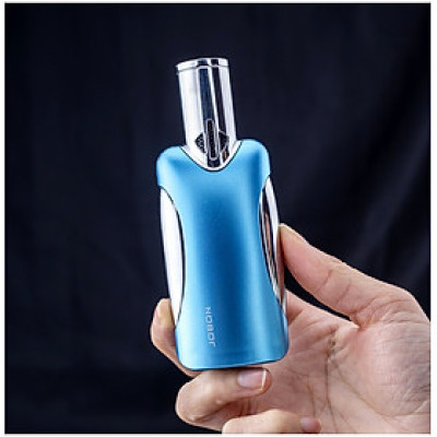 Vỏ Hột Quẹt Bật Lửa Khò Gas 4 Tia Cực Mạnh Jobon ZB-386 Hình Chai Nước Hoa - Dùng Gas Cao Cấp