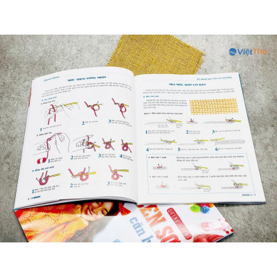 Sách - Kỹ Thuật Móc Len Sợi Cơ Bản - Quỳnh Hương - Việt Thư