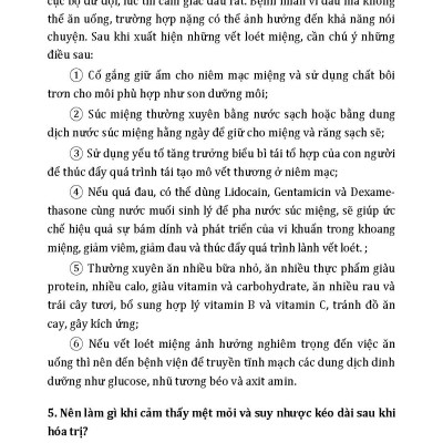 Phương Pháp Đieu Trị Bệnh Ung Thư Và Phục Hồi Sức Khoẻ 